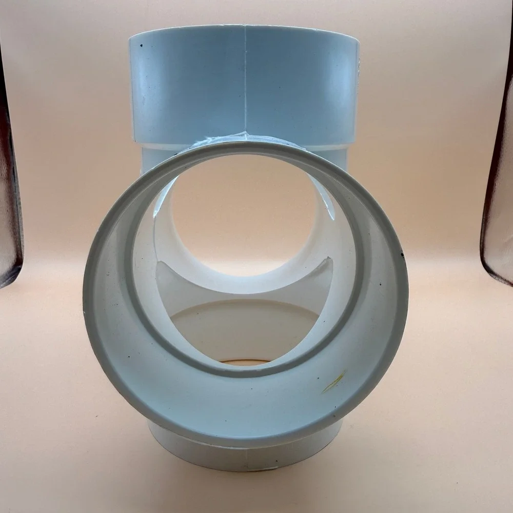 Canplas‎ 414450BC PVC Sew 4 Cross Sewer and Drain 4 In